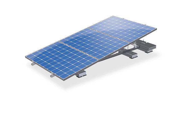 Van der Valk ValkTriple voor 3 zonnepanelen, horizontaal 10°