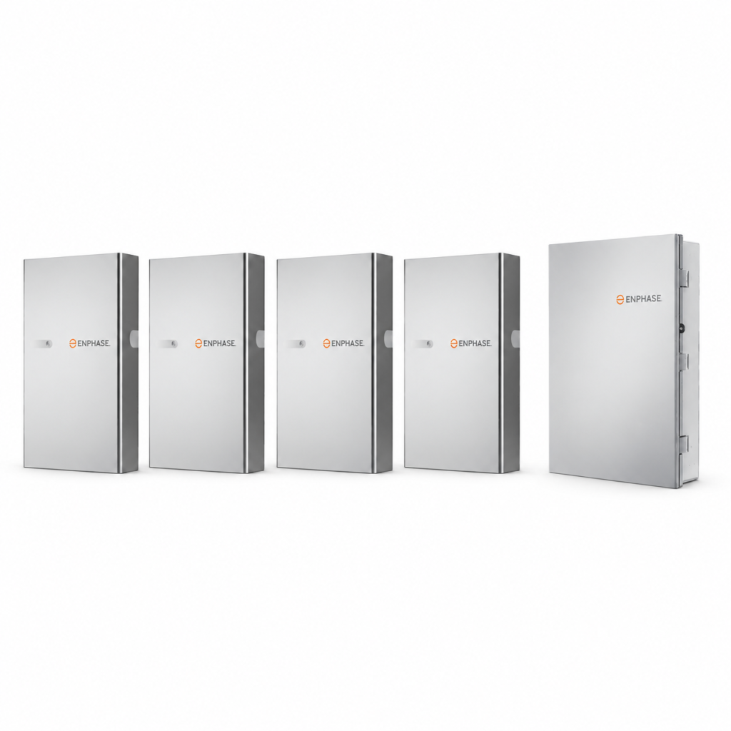 4× Enphase IQ Battery 5P FlexPhase 20 kWh + IQ System Controller 3 INT noodstroompakket