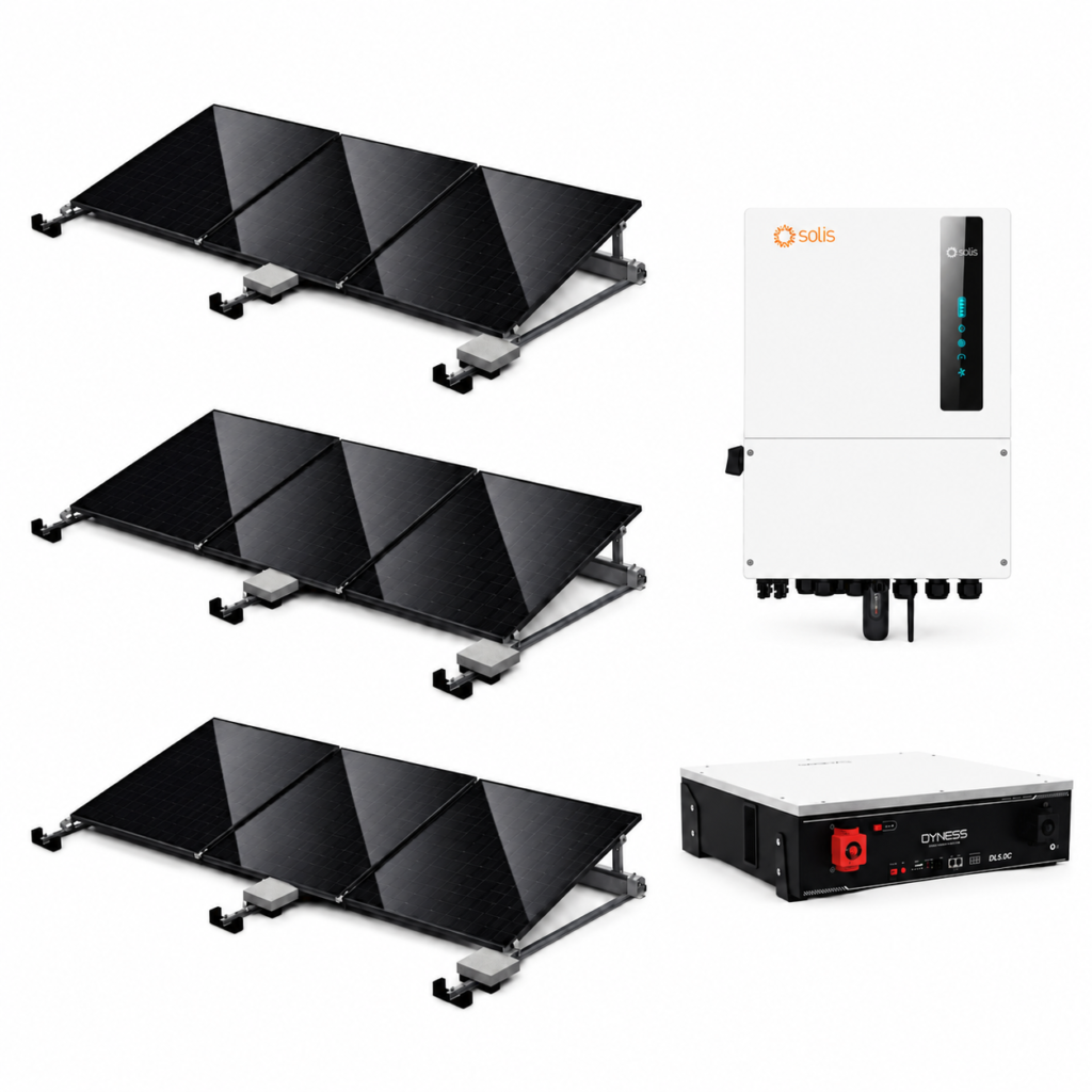 9× DMEGC 465 Wp + Dyness DL5.0C 5,12 kWh + Solis 3,6 kW zonne-energiepakket