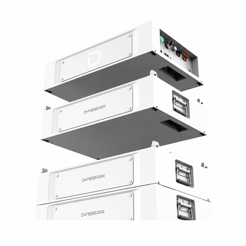 Dyness STACK100 Pro 15,36 kWh + Solis S6-EH3P5K2-H 5 kW 3-fase HV pakket