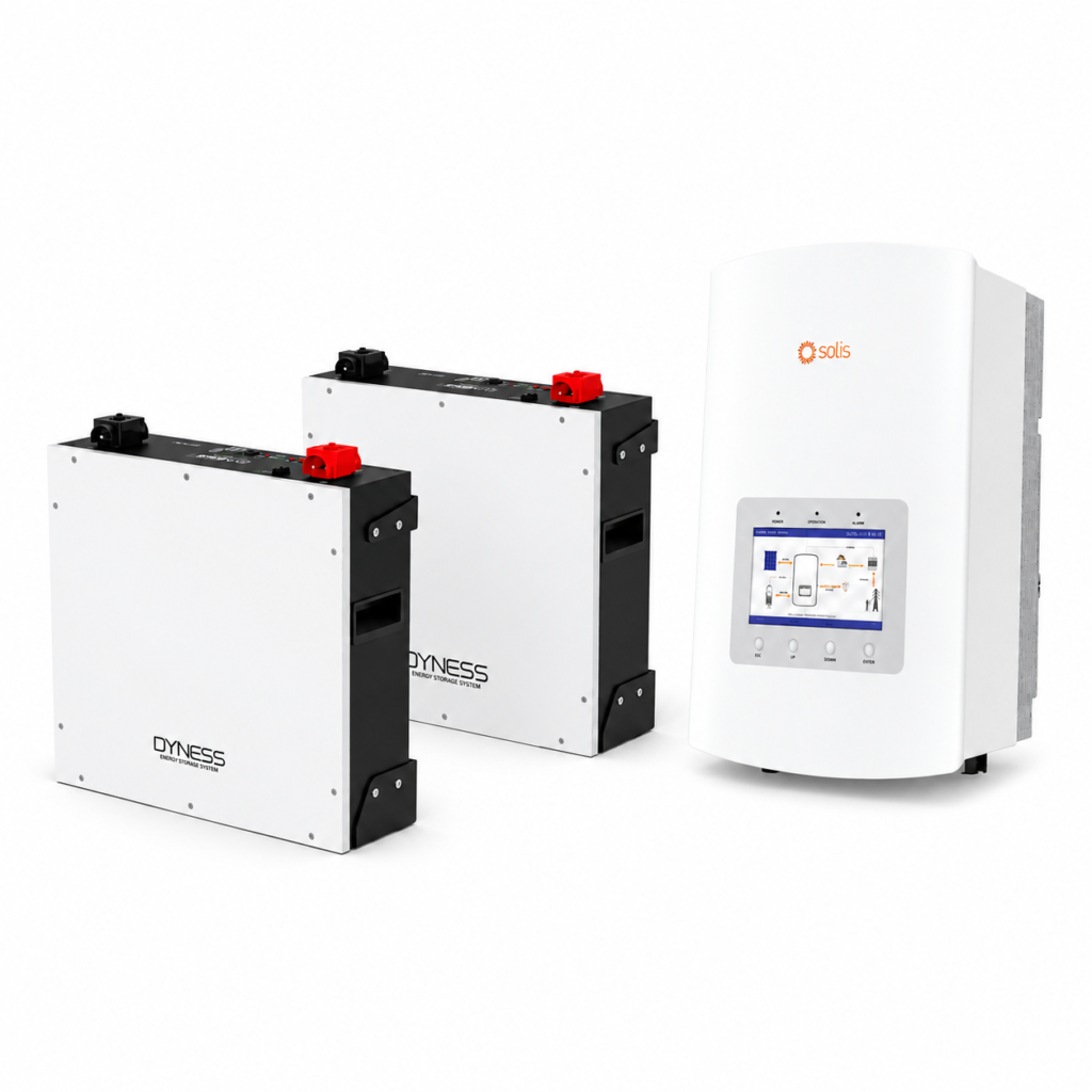 2× Dyness DL5.0C 10,24 kWh + Solis S6 5 kW 3-fase pakket